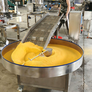 Máquina Automática de Revestimiento Rotatorio Continuo para Empanizar Pollo, Pescado y Mariscos, Ahorra Trabajo para Plantas de Procesamiento de Alimentos - Product Image 3