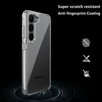 Funda de Teléfono Personalizada para Samsung HD 9H, Cristal Transparente para S23 S25 S26 Plus, Moderna, Impermeable y Resistente a Golpes
