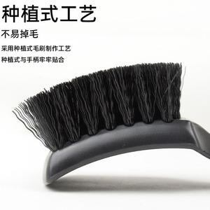 Cepillo para Neumáticos con Cerdas Rígidas, Herramienta de Limpieza de Neumáticos de Coche, Material PP Negro - Product Image 5