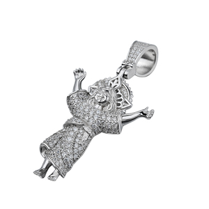 Ciondolo all'ingrosso con zircone personalizzato per bambini piccolo ragazzo angelo custode - Product Image 3
