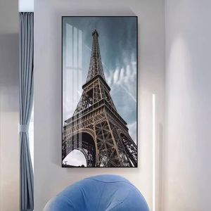 Peinture murale de la Tour Eiffel de <span class=keywords><strong>Paris</strong></span>, papier peint personnalisable sans couture pour chambre à coucher - Product Image 4