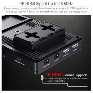 Feelworld F7 Pro <span class=keywords><strong>Camera</strong></span> Monitor <span class=keywords><strong>7</strong></span> Inch 4K 60Hz Hdmi Touch Screen 3d Lut F970 Power Kit Fabriek Direct Custom Verpakking - Product Image 5