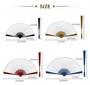 Éventails pliables de supporter de Grèce avec drapeau national personnalisé, produits portables de haute qualité pour événements sportifs et fêtes - Product Image 4