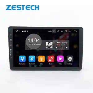 ZESTECH 7/9/10 pollici Android 12 lettore mp3 universale per auto schermo video fotocamera stereo navigazione audio e radio tv GPS