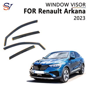 Déflecteur de vitre en PC pour <span class=keywords><strong>Renault</strong></span> <span class=keywords><strong>Arkana</strong></span> 2023 INCHANNEL – Visière de fenêtre encastrée pour voiture – Vente en gros - Product Image 1
