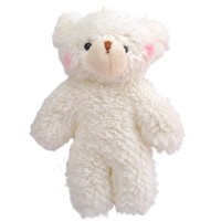 Version coréenne de la peluche ours en peluche, couple de petits ours, pendentif en peluche, sac à vêtements pour poupée, petit pendentif