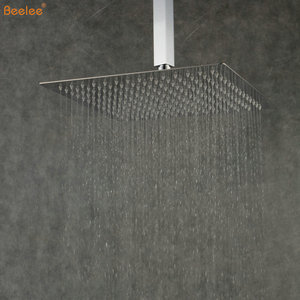 Beelee SUS304 12 "Ultra Mince Tête De <span class=keywords><strong>Douche</strong></span> de Plafond Monté 30cm Économiseur <span class=keywords><strong>D</strong></span>'<span class=keywords><strong>eau</strong></span> Pluie <span class=keywords><strong>Pommeau</strong></span> de <span class=keywords><strong>Douche</strong></span> Carré En Acier Inoxydable - Product Image 6