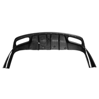Diffuseur arrière en fibre de carbone véritable pour Mercedes Benz CLA Class W117 CLA250 CLA45 2013 - 2018 Car Styling avec lumière