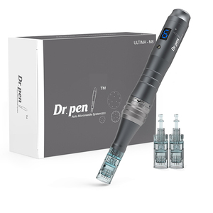 Stylo dermique électrique nano portable pour usage domestique <span class=keywords><strong>M8</strong></span>, options de longueur d'aiguille 0,5/1,0/1,5 mm, appareil de beauté en métal pour le raffermissement et le lifting de la peau - Product Image 1