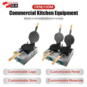 Поставляемая производителем коммерческая машина для приготовления снеков для яиц в гонконгском стиле, электрическая и газовая пузырьковая яичная рулетка, производители вафель - Product Image 3