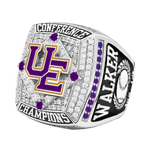 Anillos de campeonato personalizados para porristas, joyería fina chapada en oro - Product Image 2