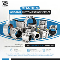 Abrazadera de Reparación de Tuberías Personalizable con Sello EPDM para Fijación de Fugas en Tuberías de Gas, Agua y Petróleo, Presión PN32