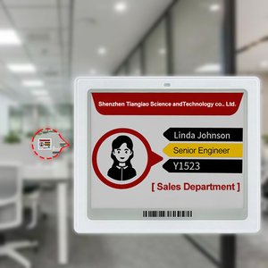 4.2Inches Meeting Room Smart Nameplate Digital Signage Smart <b>Folder</b> Ble Esl Nfc <b>Display</b> Epaper Abs Board For Supermarket Shelves - Product Image 1