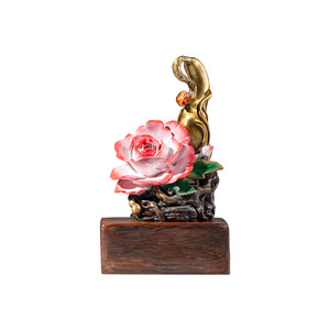 <b>Copper</b> And Gold Years Flower Bloom Wealth <b>Copper</b> Decorative Object For Home Decoration <b>Table</b> Display - Product Image 1