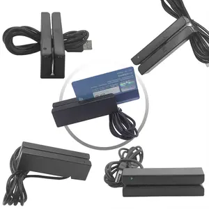 Lecteur de carte Pos programmable Msr100 lecteur de carte magnétique Usb pour le contrôle d'accès au système