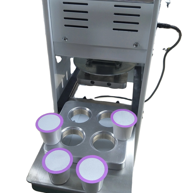 Best Selling 2 Use Capsules Sealing Machine Automatic Manual for K Cup & Popular Capsules