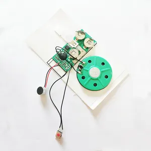 Factory outlet mini recordable voice music module sound playback with pull film playback for greeting card
