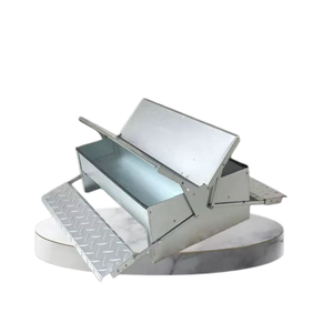 Mangiatoia Automatica di Alta Qualità per Polli <span class=keywords><strong>e</strong></span> Anatre, Mangiatoia Doppia per Polli da Esterno con Coperchio Impermeabile per Galline - Product Image 2