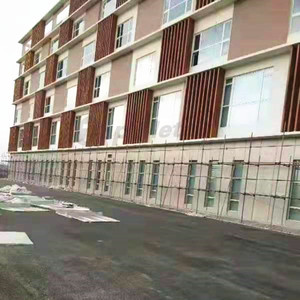 Écran pare-soleil vertical moderne en alliage d'aluminium pour fenêtres <span class=keywords><strong>Louvre</strong></span> Volets extérieurs Panneau d'aération ventilé pour façade - Product Image 2