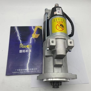 Motor de Arranque Original 32G66-10101/0-24000-0028/32G66-10100/32G66-00100 para Excavadora SK130-8 32G6600100 32G6610100 - Product Image 6