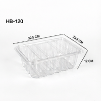 Boîte d'emballage en plastique pour aliments, boîte de rangement pour gâteaux de lune, pain, pâtisseries, conteneur pour gâteaux faits main en supermarché