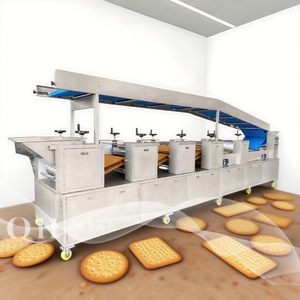 خط إنتاج صنع البسكويت عالي الجودة ، ماكينة تشكيل الماكرون ، ماكينة البسكويت الأوتوماتيكية بالكامل ، ماكينة صنع البسكويت - Product Image 4