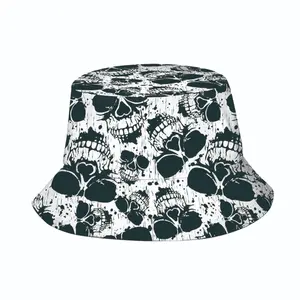 Grosir desainer populer dewasa uniseks Multi Warna kosong lipat kustom katun Terry kain handuk topi Bucket