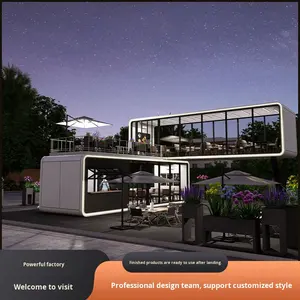 Jalan Komersial Pasar Malam Jalan Selebriti Internet Rumah Kapsul Mobile Desain Modern Aluminium Penerbangan Fluorokarbon - Product Image 3
