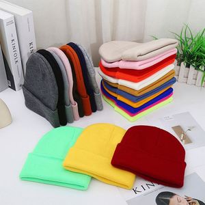 High Quality Promotion Beanie Women Winter Knit Acrylic Beanie <b>Hat</b> with Custom Embroidered Logo - Product Image 6