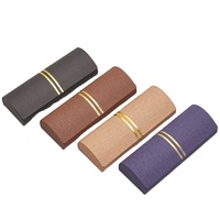 Étuis à lunettes portables en cuir PU magnétique de haute qualité, logo personnalisé, couleur tendance, fourniture directe d'usine