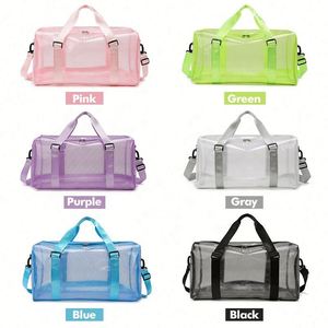 Bolsa de Gimnasio de PVC de Alta Calidad, Varios Colores, Transparente, Gran Capacidad, Impermeable, para Deportes, Viajes, Equipaje, Bolso de Mano - Product Image 4