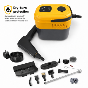Nettoyeur vapeur électrique portatif <span class=keywords><strong>Diman</strong></span> DMT-007A certifié CE, 120°C, 1500W, pression 3 bars, 45 min d'autonomie, plastique ABS, réservoir d'eau 1400/1700ml - Product Image 3