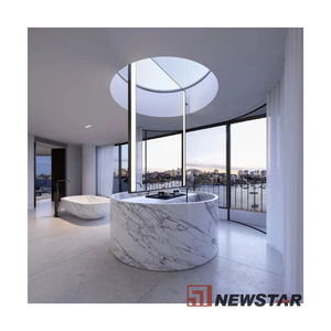 หินธรรมชาติรูปไข่/สี่เหลี่ยมผืนผ้า/สี่เหลี่ยม/วงกลม/โคนอร์/วงรีอิสระ/ฐานหินแกรนิต/หินอ่อนอ่างอาบน้ำห้องน้ำอ่างอาบน้ำ - Product Image 5