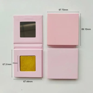 Etiqueta privada Alto pigmento Diamond Shimmer Highlight Palette Cosméticos naturales Polvo prensado Personalice su marca - Product Image 5