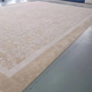 Tùy Chỉnh Thiết Kế Hỗn Hợp Len Tre Lụa Len Thảm Thảm Vàng Thiết Kế Và Màu Sắc Căn Hộ Khách Sạn Phòng Khách Thiết Kế Hiện Đại Thảm - Product Image 4