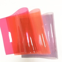 Großhandel Umweltschutz farbig super transparent PVC-Material wasserdicht für die Herstellung von Regenmantel Tisch matte