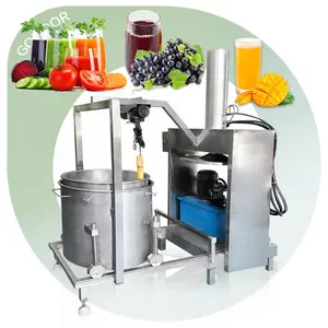 Cidre de fruit automatique commercial pur presse-agrumes hydraulique jus de raisin vin presse à froid Machine pour jus
