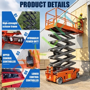 Piattaforma Elevatrice a Forbice Elettrica Semovente 4-18m, Capacità 500kg, in Acciaio, Prezzo di Fabbrica - Product Image 1