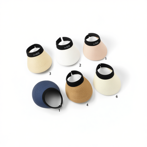 Cappello di Paglia con Visiera Larga da Donna per Estate, Spiaggia e Protezione Solare - Accessorio Moda - Product Image 2