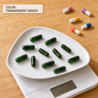 Capsules vides à base de plantes HPMC de qualité industrielle, tailles 000 à 4, sans TiO2, sans EO, performance stable pour encapsulateur haute vitesse