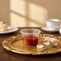 Gobelets en plastique avec couvercles, 2 oz. Lot de 150 gobelets à Jello Shot sans BPA pour soufflés et salsas – Durables pour usage domestique