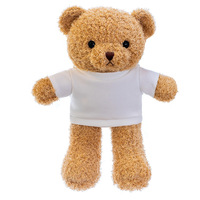 Maison de poupée ours en peluche à capuche ours en peluche tissu poupée logo imprimable dressing ours en peluche jouet activité cadeau