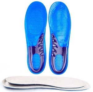 High Elasticity Thickened Suede & Gel Soft Health Care Basketball/Running Sports Insoles for Men/Women ZHUOYUE Shock Comfort