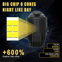Projecteur antibrouillard G-VIEW Bi Led App 3 pouces pour voiture, projecteur antibrouillard, éclairage DRL sans erreur, mise à niveau automobile à haut rendement