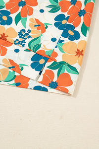 Abiti donna carer-Lover eleganti camicette da donna con scollo a V con stampa floreale - Product Image 6