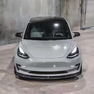 ชุดแต่งตัวถังรถยนต์ MODEL 3 คาร์บอนไฟเบอร์คุณภาพสูงรุ่นใหม่ สำหรับกันชนหน้า ดิฟฟิวเซอร์หลัง สปอยเลอร์ และสเกิร์ตข้าง - Product Image 3