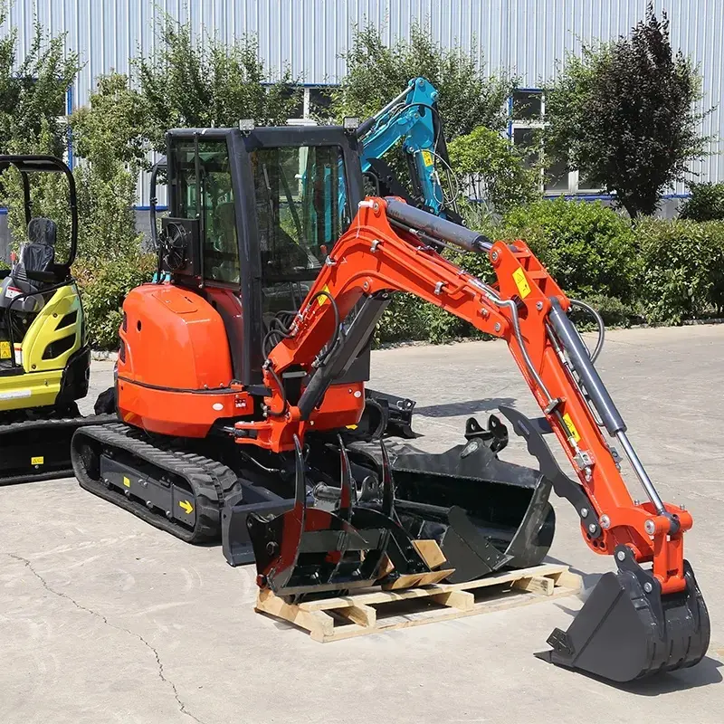 Gratis pengiriman Cina EPA/EURO 5 Crawler Excavator 1ton 2ton 2.5ton 3.5ton Mini penggali penggali Mini 2 ton untuk dijual