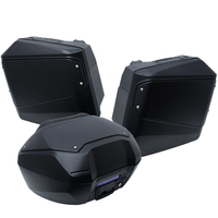 Ensemble de bagages trois pièces pour moto Honda NC750X XL750 NT1100 : Top Case et sacoches latérales à dégagement rapide, sans perçage, coffre de tourisme