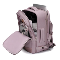 Mochila Expandible para Portátil, Ligera, Impermeable, para Viajes de Negocios, Fin de Semana o Ocio