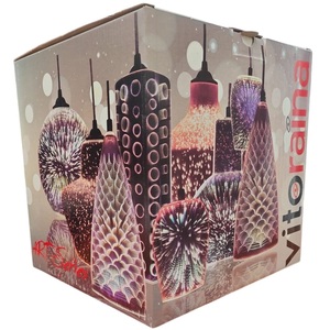 Luminaire suspendu en verre chromé 1xE27 20cm, luminaire de plafond moderne - Product Image 2